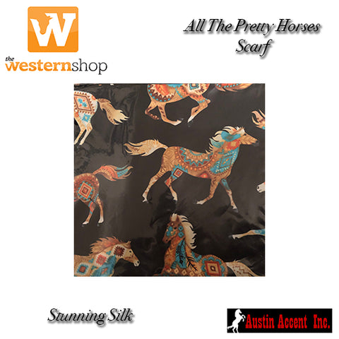 Western 'Wild Rag' Silk Scarves - All The Pretty Horses