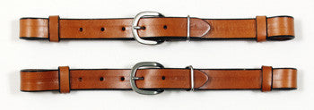 Circle Y 1" Breast Collar Tugs - Harness Leather