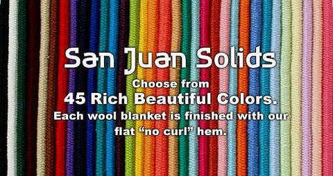Mayatex 'San Juan' Solid Wool Show Blanket - Standard Size