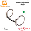 Reinsman 'Golden Glide' 209 D Ring Twisted Snaffle