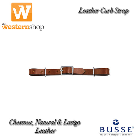 Wildhorn Leather Curb Strap