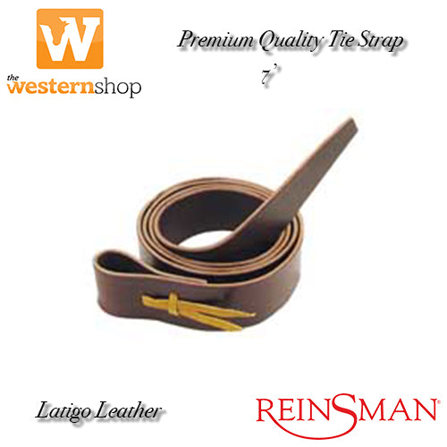 Reinsman Premium Quality Latigo Tie Strap - 6'