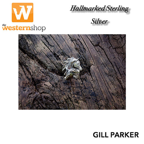 Gill Parker 'Double Horse Head' Brooch