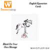 Whistlefish Floral English Equestrian Cards