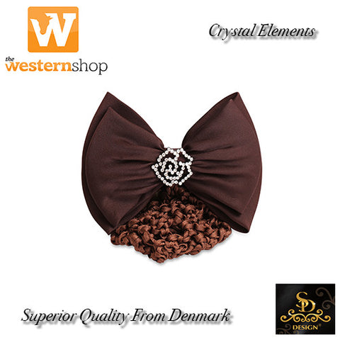 SD Design Swarovski® Crystal Flower Bow & Net