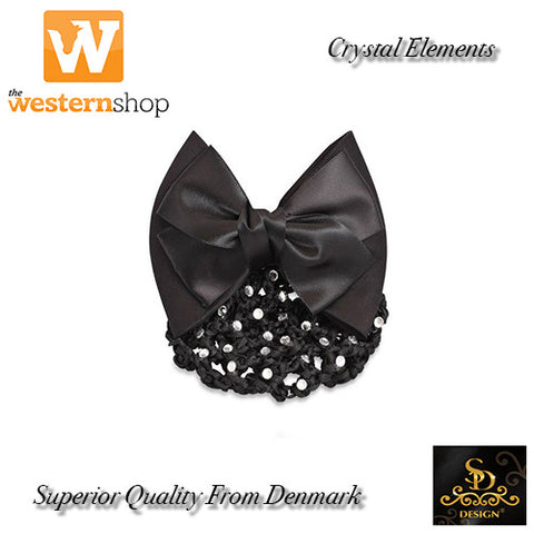 SD Design Swarovski® Crystal Hair Bow & Net