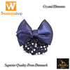 SD Design Hair Bow with Pearl Net