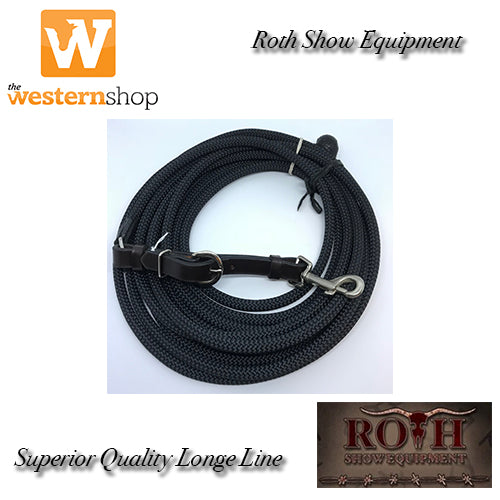 Roth Show Equipment Longe Line - Plain Buckle