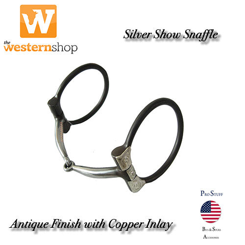 Pro-Stuff Antique Silver Show Snaffle