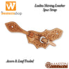 Martin Saddlery Oak Leaf Acorn Tooled Ladies Spur Strap