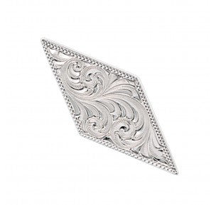 Montana Silversmiths Diamond Shaped Engraved Concho