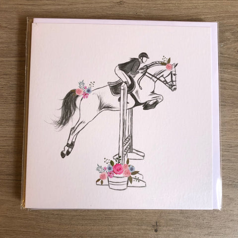 Whistlefish Floral English Equestrian Cards