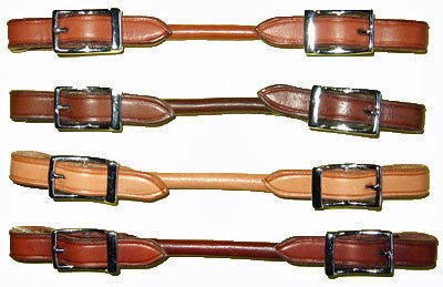 Cattlemans Rolled Leather Curb Strap